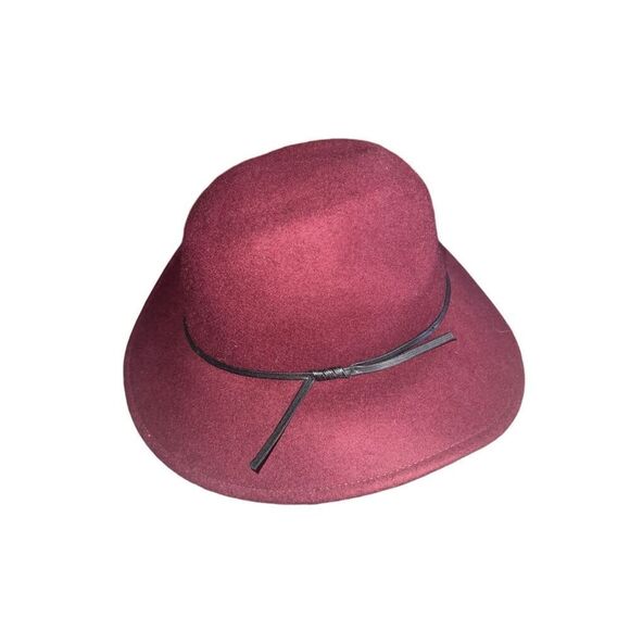 ✨Reiss Mimi burgundy trilby hat on Olivia Palermo✨ - Picture 2 of 9
